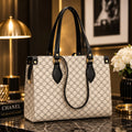 Women's White PU Tote Bag | Stylish Everyday Handbag