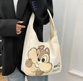 Minimal Printed Canvas Tote Bag
